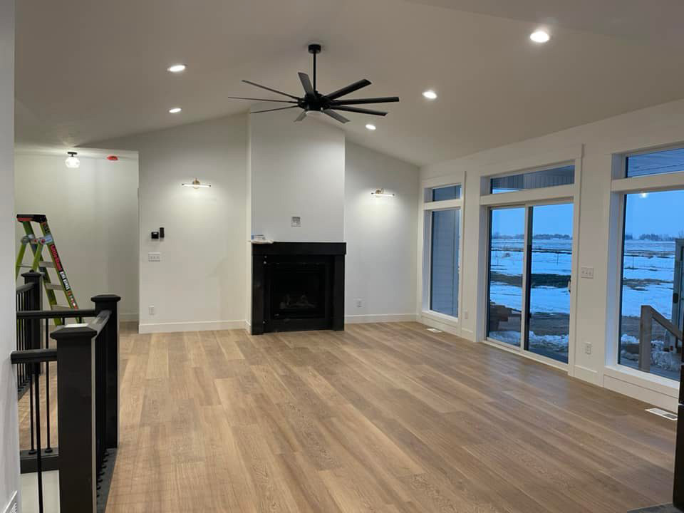 picture of inside home lighting done by platinum electirc rexburg id