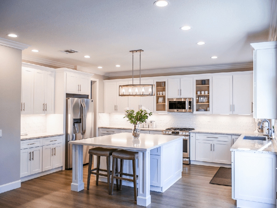 Picture of kitchen electrician by Platinum Electric - The Best residential Electrician in Rexburg ID